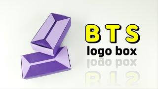 종이접기 BTS 로고 상자접기 origami BTS logo box(ORIGAMI SONG)