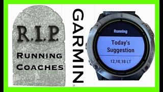 GARMIN Suggested Workouts // Garmin 7 day Challenge // RIP Professional Coaching?!?