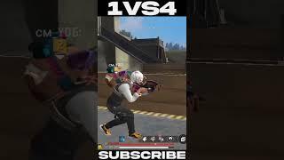 Impossible  #freefire #shortpants #ff #viral #shortshorts #gaming #ydg #1vs4