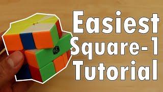 How to Solve the Square-1 (NO Long Algorithms) | Easiest Tutorial