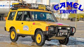 УНИКАЛЬНЫЙ БОЕВОЙ АВТОМОБИЛЬ Camel Trophy Land Rover Discovery КОТОРЫЙ УЧАСТВОВАЛ ТАМ