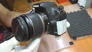 ТИПОВОЙ РЕМОНТ: Зеркалка Canon 500D / Не включается (после залития)