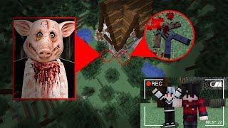 ถ้าเกิด!! สำรวจบ้านร้างกลางป่า แต่กับเจอ มนุษย์หัวหมูกินคน - (Minecraft สำรวจ)