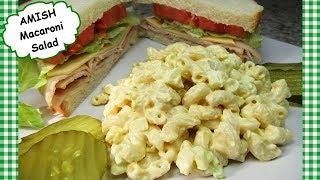 Classic AMISH Macaroni Salad Recipe ~ Easy Macaroni Pasta Side Dish