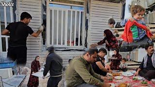 Hamid's rural family life: A happy and varied day and buying a porch stone