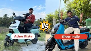 Ather Rizta vs River Indie: Full Electric Comparison हिंदी | Best Range, Price Performance & Issues