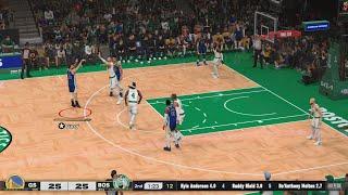 NBA 2K25 Gameplay (PS5) Warriors vs Celtics Hall of Fame Difficulty