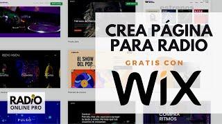 "¡Crea tu Página Web GRATIS para tu Radio Online con Wix! Tutorial Paso a Paso para Principiantes"