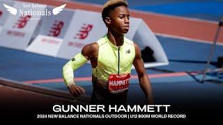 2:00 For 800 Meters In 6th Grade! Gunner Hammett Breaks U12 WORLD RECORD At New Balance Nationals