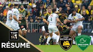 TOP 14 - J3 : Résumé partie complète Stade Rochelais vs Section Paloisen : Saison 2024/2025