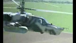 Russian Ka-50 Attack Helicopter