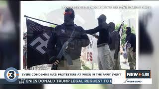 Lawmakers speak out against Nazi protestors seen at Watertown 'Pride in the Park' event