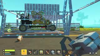 Scrap Mechanic - Vehicle lift construction with bearings