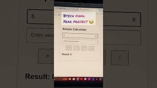 Btech final year project #btech #cse #computer