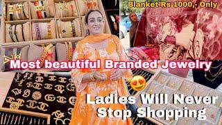 ️Jewelry Overload  i Found Everything Branded Stuff  Will I Ever Stop   Blanket Rs 1000 Only.!