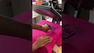 Heat pressing T-shirt-T-shirt Business-Working From Home