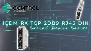 Pepperl+Fuchs Comtrol ICDM-RX/TCP-2DB9/RJ45-DIN