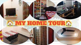 మా కొత్త ఇల్లు హోమ్ టూర్||Home Tour telugu ||1Bhk  full video||Pavithra Jagadeesh||trending