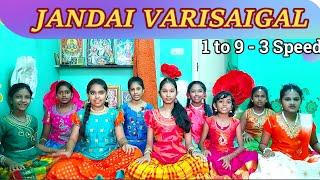 Jantai Varisai 1 - 9 (All three speeds)|Learn to Sing Carnatic Vocal|carnatic Music Beginners Lesson