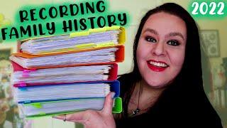 RECORDING MY FAMILY HISTORY | Flip-Through | AUGUST 2022