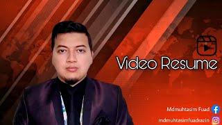 Best Video Resume | Md.Muhtasim Fuad | Electrical and Electronics Engineering (EEE)