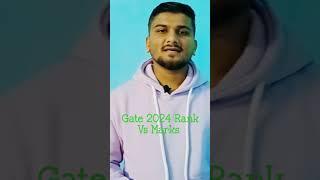 Gate 2024 Marks vs rank! #gate #gate2024 #psu #iit #iitbombay #iisc #gatecse #cs #gateexam #iitdelhi