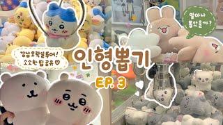 인형 뽑기 하러 강남 오락실 투어! 뽑으면서 알게 된 소소한 꿀팁 공유해요｜농담곰•치이카와•산리오 인형 뽑기