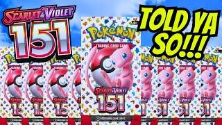 Pokemon 151 is HERE TO STAY! Opening Packs and Debunking the Scarcity Hype