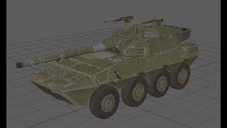 Warthunder skinning | Preparing a tank/ship model for 3D skinning using Maya.