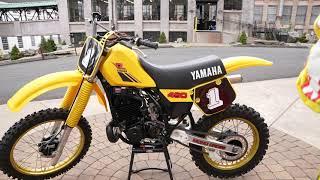 STUNNING 1984 YAMAHA YZ490 BROC GLOVERS 85 A.M.A. NATIONAL CHAMPIONSHIP WINNING MODEL; FAST & FUN!!