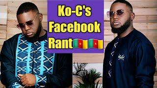 Cameroonian artist Ko-C Blasts Cameroonians and exposes disunity in the music industry. It's a rant!