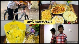 Niyas Birthday Vlog/ Dinner party menus/ bubble wrap honey bee cake @YasKitchen