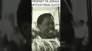 prophet tb joshua motivational:OBEDIENCE TO GOD