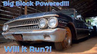 BARN FRESH 1961 Ford Galaxie 390! Will it Run After 24+ Years?