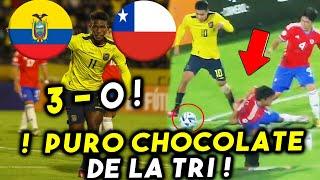 !CON JUGADA MARADONIANA DE KENDRY PAEZ¡ 3-0 ECUADOR VS CHILE SUB 17 SUDAMERICANO RESUMEN Y GOLES 