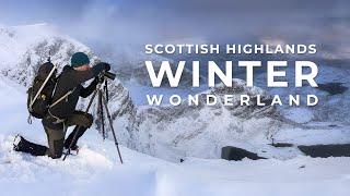 WINTER mountain photography - A PERFECT day in Scotland!