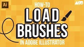 How to Load Brushes in Adobe Illustrator Tutorial