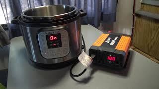 Will the Ampeak 1000 watt power inverter run a 6 quart instant pot?