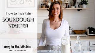 How to Maintain a Sourdough Starter - Simple Method