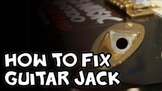 How To Repair A Guitar Input Jack | Mike's Music