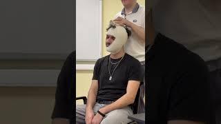 Life saftey — how to wrap the chin of a patient