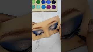 Daily blue eyeshadow makeup Do you like it? Palette: UCANBE Pretty All Set