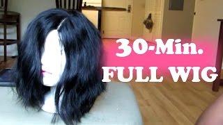 How-To: Full Wig w/ Closure DIY [30-Minute Wigs]