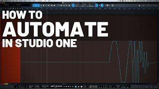 How to Automate in Studio One