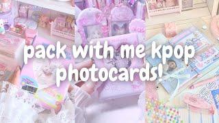  packing kpop photocards! #83 [asmr] (tiktok compilation) | minsbymon