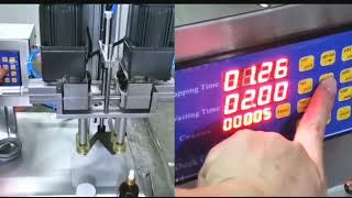 Unboxing video how to operate screw capping machine desktop capper from A to Z