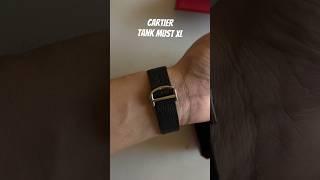 Unboxing Cartier Tank Must XL #cartier #wristwatch #unboxing