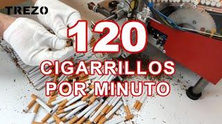 120 cigarrillos por minuto - Máquina para fabricar cigarrillos Trezo 1000 Turbo