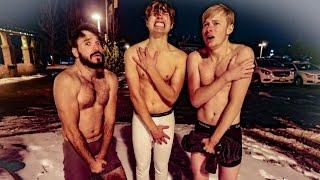 WE NEARLY FROZE TO DEATH!!! w/ Sam & Colby, Corey Scherer