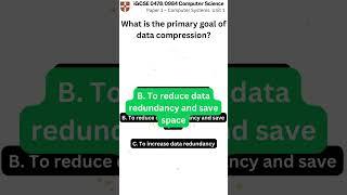 iGCSE Computer Science 0478 0984 Paper 1 Unit 1 q066 v1